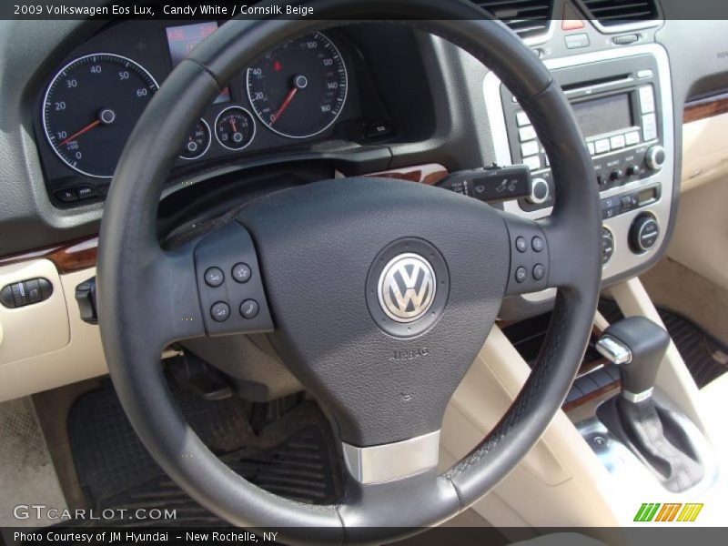 Candy White / Cornsilk Beige 2009 Volkswagen Eos Lux