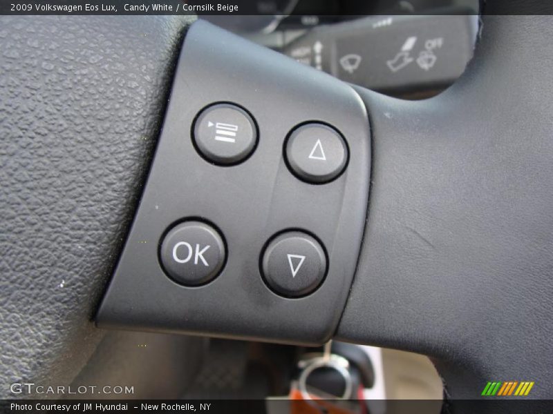 Candy White / Cornsilk Beige 2009 Volkswagen Eos Lux