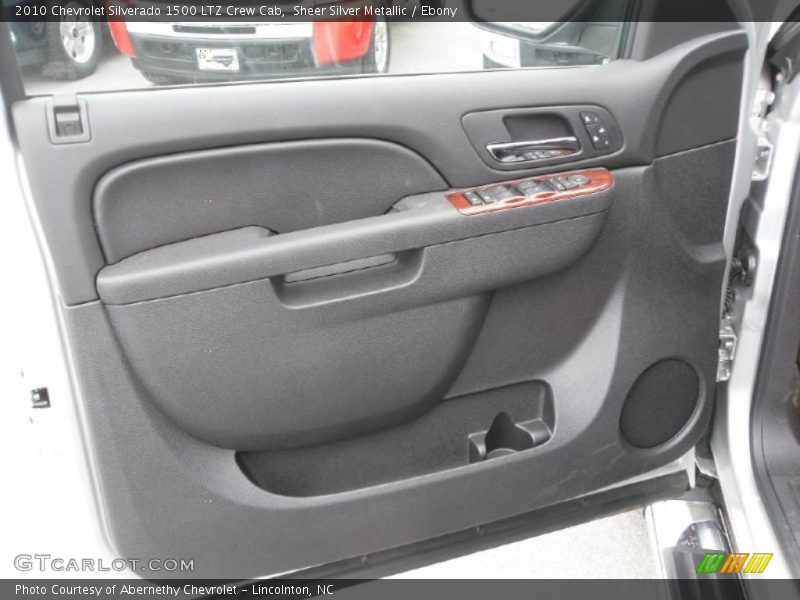 Sheer Silver Metallic / Ebony 2010 Chevrolet Silverado 1500 LTZ Crew Cab
