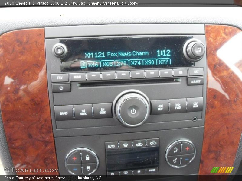 Sheer Silver Metallic / Ebony 2010 Chevrolet Silverado 1500 LTZ Crew Cab