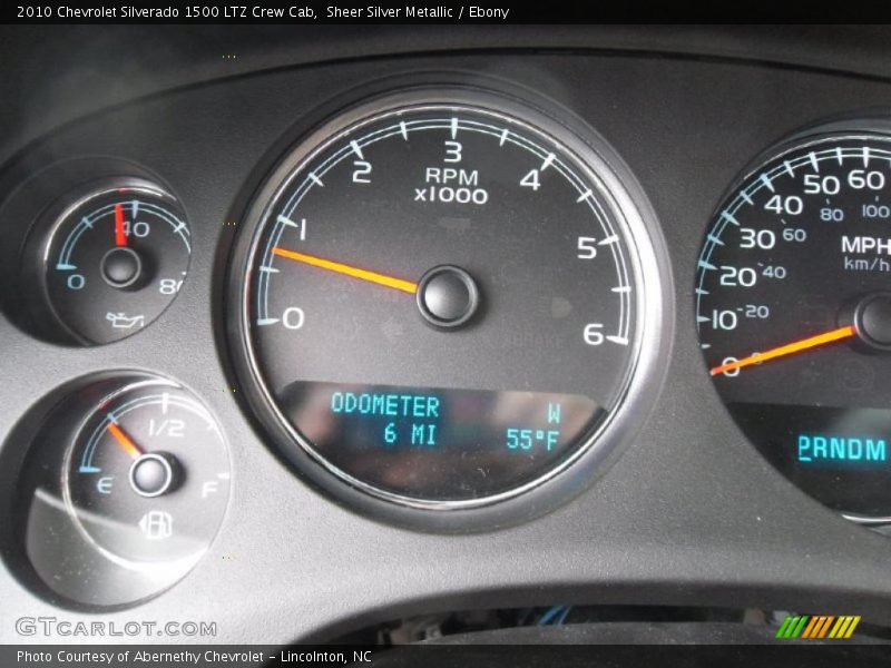 Sheer Silver Metallic / Ebony 2010 Chevrolet Silverado 1500 LTZ Crew Cab