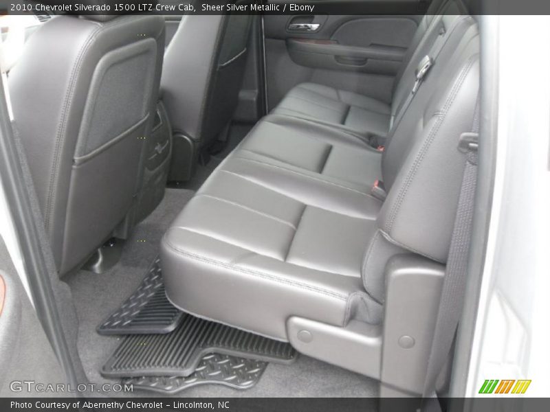 Sheer Silver Metallic / Ebony 2010 Chevrolet Silverado 1500 LTZ Crew Cab