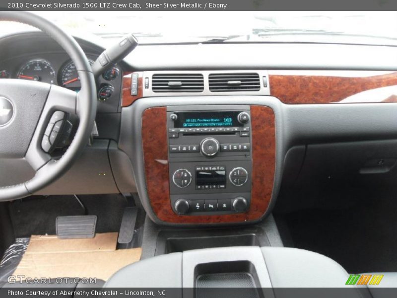 Sheer Silver Metallic / Ebony 2010 Chevrolet Silverado 1500 LTZ Crew Cab