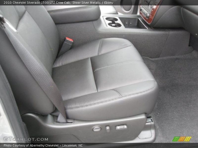 Sheer Silver Metallic / Ebony 2010 Chevrolet Silverado 1500 LTZ Crew Cab