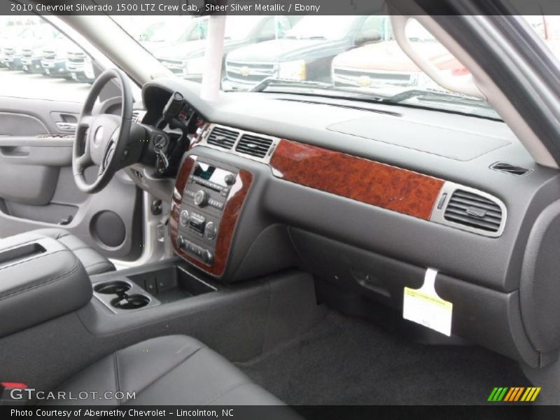 Sheer Silver Metallic / Ebony 2010 Chevrolet Silverado 1500 LTZ Crew Cab
