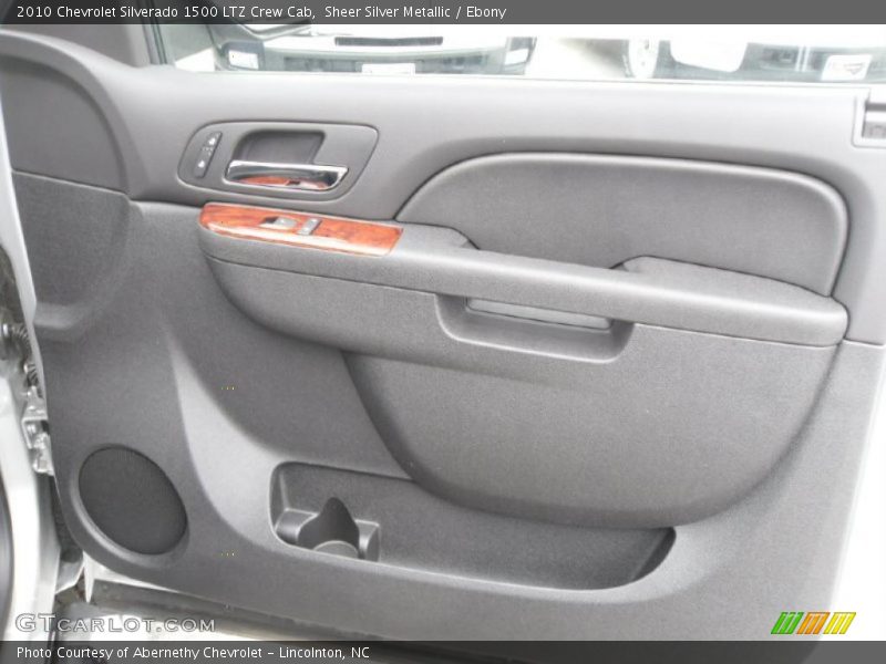 Sheer Silver Metallic / Ebony 2010 Chevrolet Silverado 1500 LTZ Crew Cab