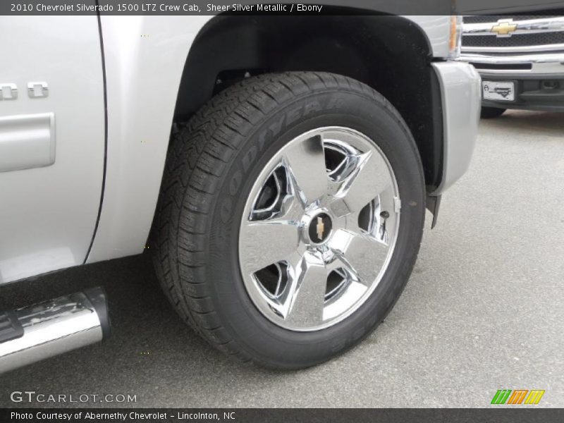 Sheer Silver Metallic / Ebony 2010 Chevrolet Silverado 1500 LTZ Crew Cab