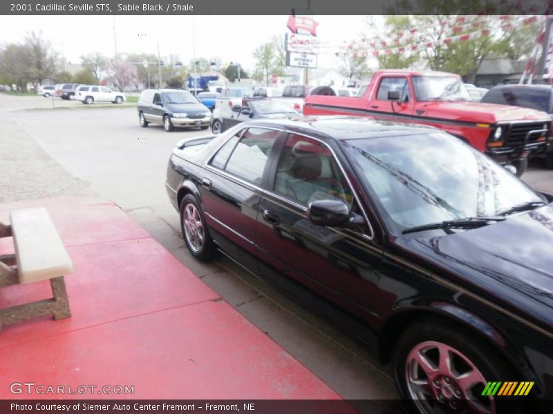 Sable Black / Shale 2001 Cadillac Seville STS