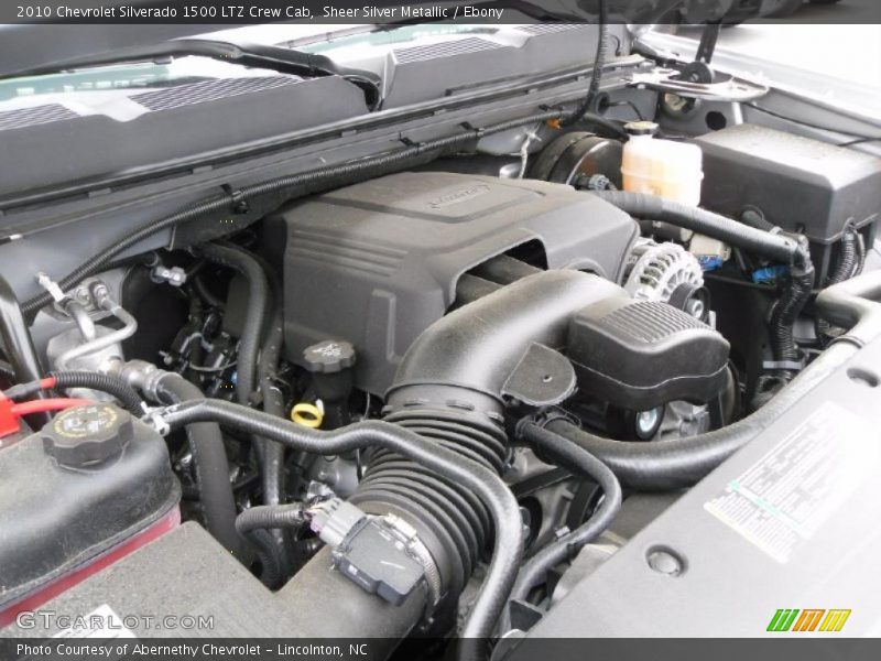Sheer Silver Metallic / Ebony 2010 Chevrolet Silverado 1500 LTZ Crew Cab
