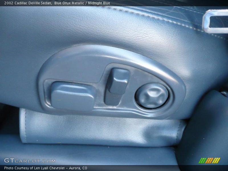 Blue Onyx Metallic / Midnight Blue 2002 Cadillac DeVille Sedan