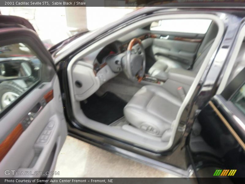 Sable Black / Shale 2001 Cadillac Seville STS