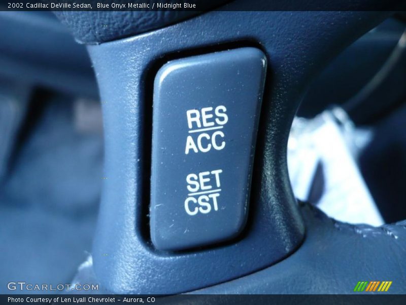 Blue Onyx Metallic / Midnight Blue 2002 Cadillac DeVille Sedan