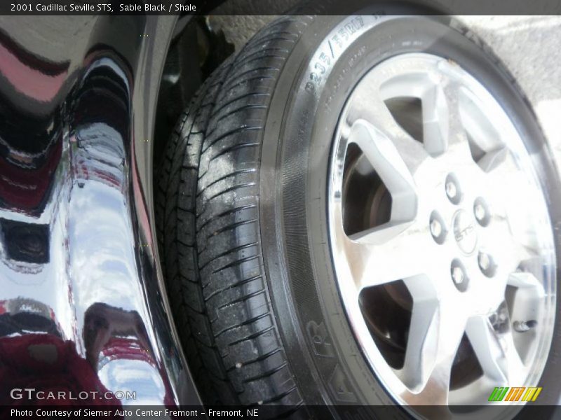 Sable Black / Shale 2001 Cadillac Seville STS