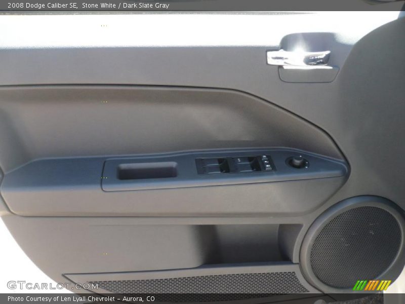 Stone White / Dark Slate Gray 2008 Dodge Caliber SE
