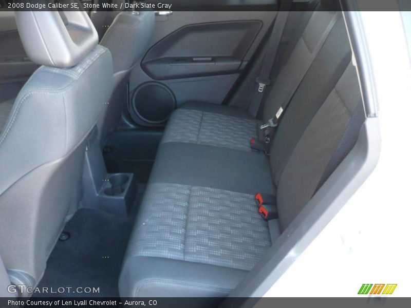 Stone White / Dark Slate Gray 2008 Dodge Caliber SE