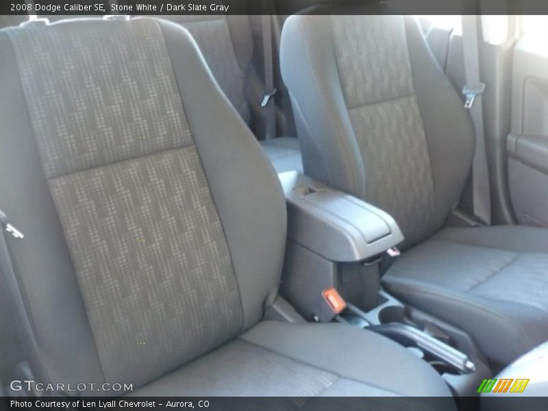 Stone White / Dark Slate Gray 2008 Dodge Caliber SE