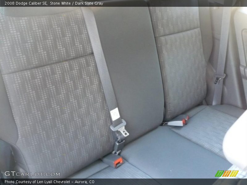 Stone White / Dark Slate Gray 2008 Dodge Caliber SE
