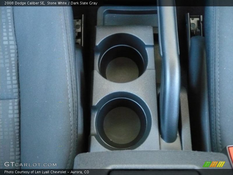 Stone White / Dark Slate Gray 2008 Dodge Caliber SE