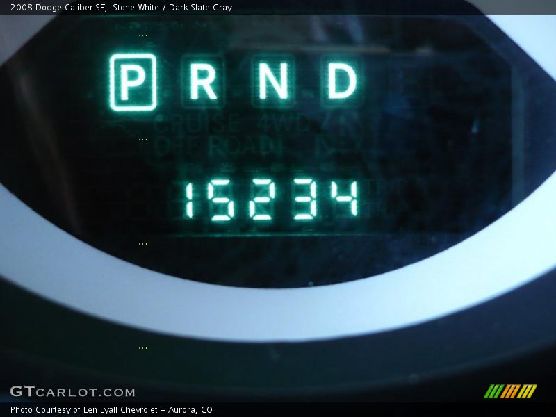 Stone White / Dark Slate Gray 2008 Dodge Caliber SE