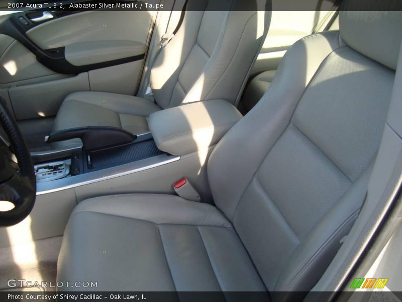 Alabaster Silver Metallic / Taupe 2007 Acura TL 3.2