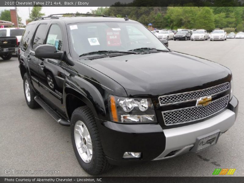 Black / Ebony 2010 Chevrolet Tahoe Z71 4x4