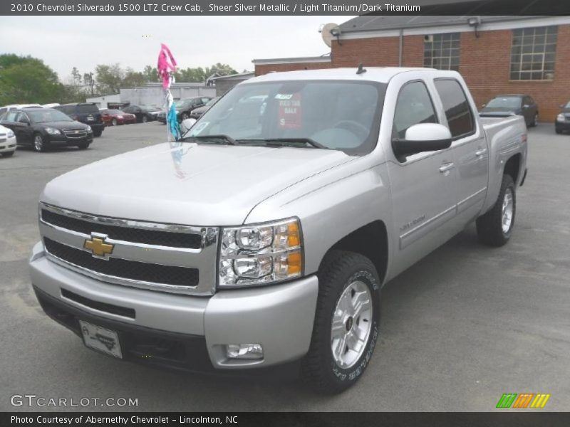 Sheer Silver Metallic / Light Titanium/Dark Titanium 2010 Chevrolet Silverado 1500 LTZ Crew Cab