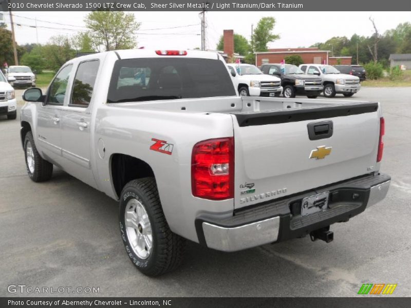 Sheer Silver Metallic / Light Titanium/Dark Titanium 2010 Chevrolet Silverado 1500 LTZ Crew Cab