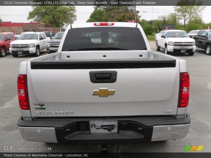 Sheer Silver Metallic / Light Titanium/Dark Titanium 2010 Chevrolet Silverado 1500 LTZ Crew Cab