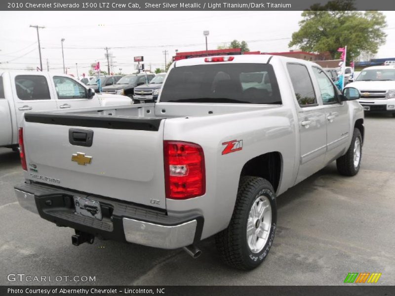 Sheer Silver Metallic / Light Titanium/Dark Titanium 2010 Chevrolet Silverado 1500 LTZ Crew Cab