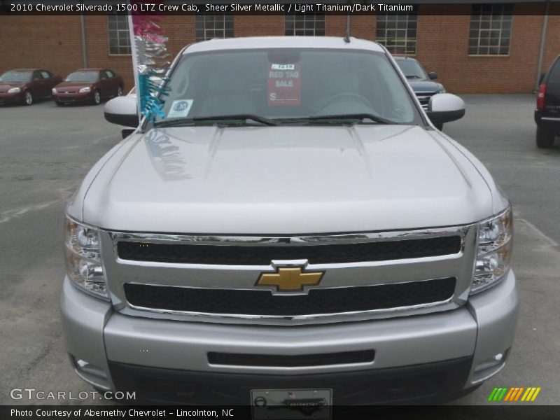 Sheer Silver Metallic / Light Titanium/Dark Titanium 2010 Chevrolet Silverado 1500 LTZ Crew Cab