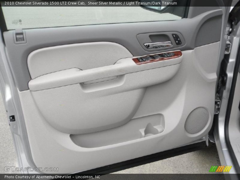 Sheer Silver Metallic / Light Titanium/Dark Titanium 2010 Chevrolet Silverado 1500 LTZ Crew Cab