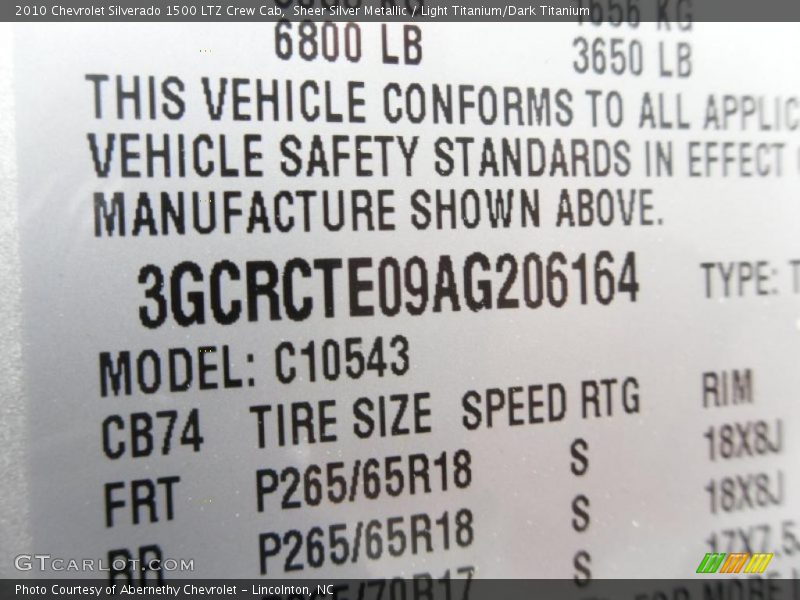 Sheer Silver Metallic / Light Titanium/Dark Titanium 2010 Chevrolet Silverado 1500 LTZ Crew Cab