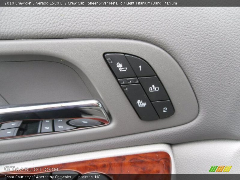 Sheer Silver Metallic / Light Titanium/Dark Titanium 2010 Chevrolet Silverado 1500 LTZ Crew Cab