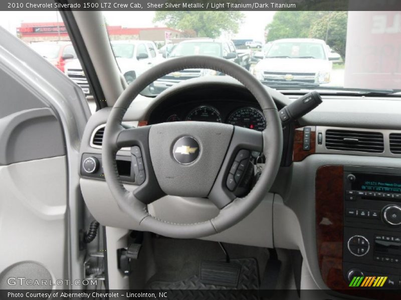 Sheer Silver Metallic / Light Titanium/Dark Titanium 2010 Chevrolet Silverado 1500 LTZ Crew Cab