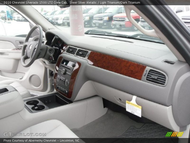 Sheer Silver Metallic / Light Titanium/Dark Titanium 2010 Chevrolet Silverado 1500 LTZ Crew Cab