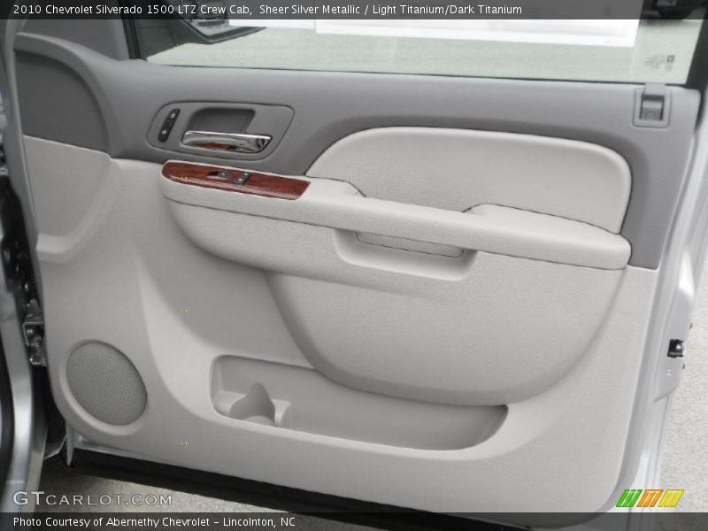 Sheer Silver Metallic / Light Titanium/Dark Titanium 2010 Chevrolet Silverado 1500 LTZ Crew Cab