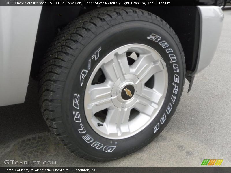 Sheer Silver Metallic / Light Titanium/Dark Titanium 2010 Chevrolet Silverado 1500 LTZ Crew Cab