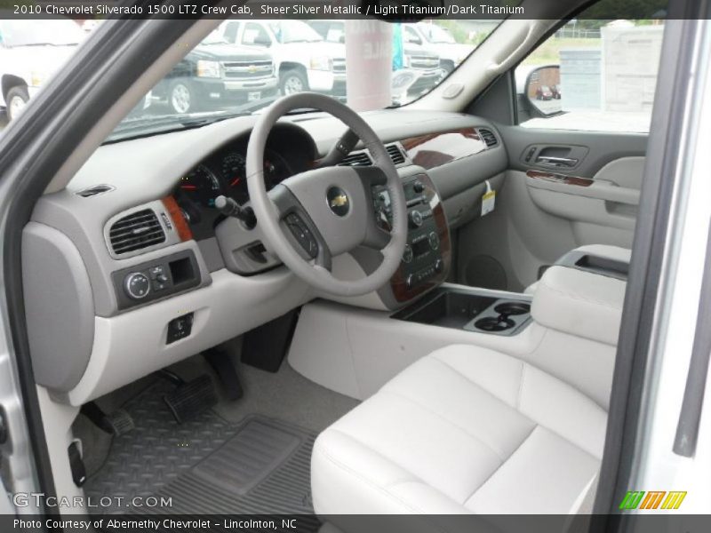Sheer Silver Metallic / Light Titanium/Dark Titanium 2010 Chevrolet Silverado 1500 LTZ Crew Cab