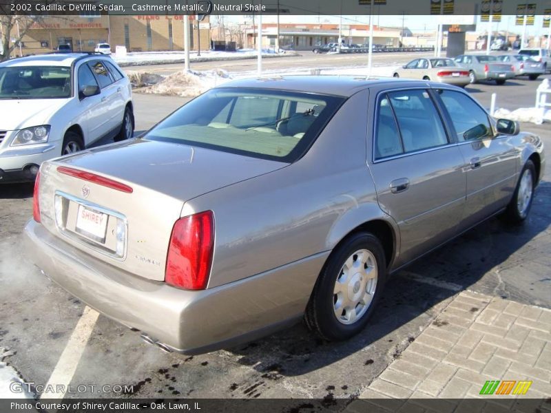 Cashmere Metallic / Neutral Shale 2002 Cadillac DeVille Sedan