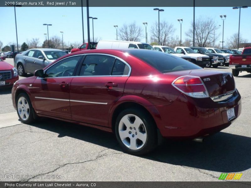 Red Jewel / Tan 2008 Saturn Aura XE
