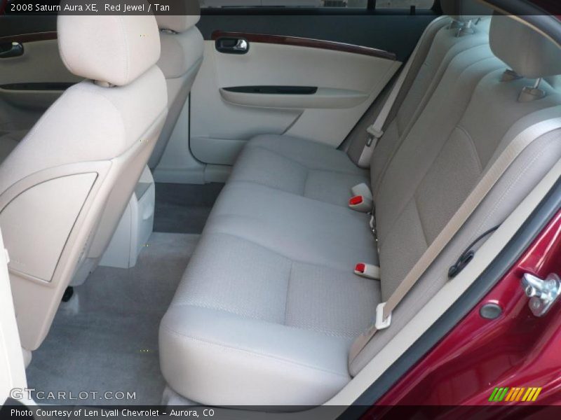 Red Jewel / Tan 2008 Saturn Aura XE