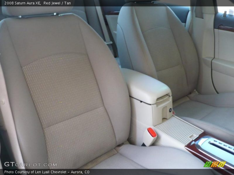 Red Jewel / Tan 2008 Saturn Aura XE