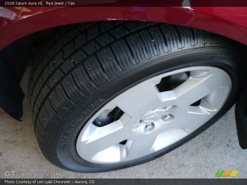 Red Jewel / Tan 2008 Saturn Aura XE