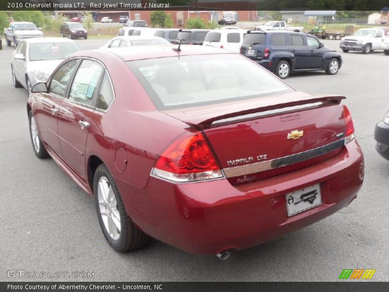 Red Jewel Tintcoat / Neutral 2010 Chevrolet Impala LTZ