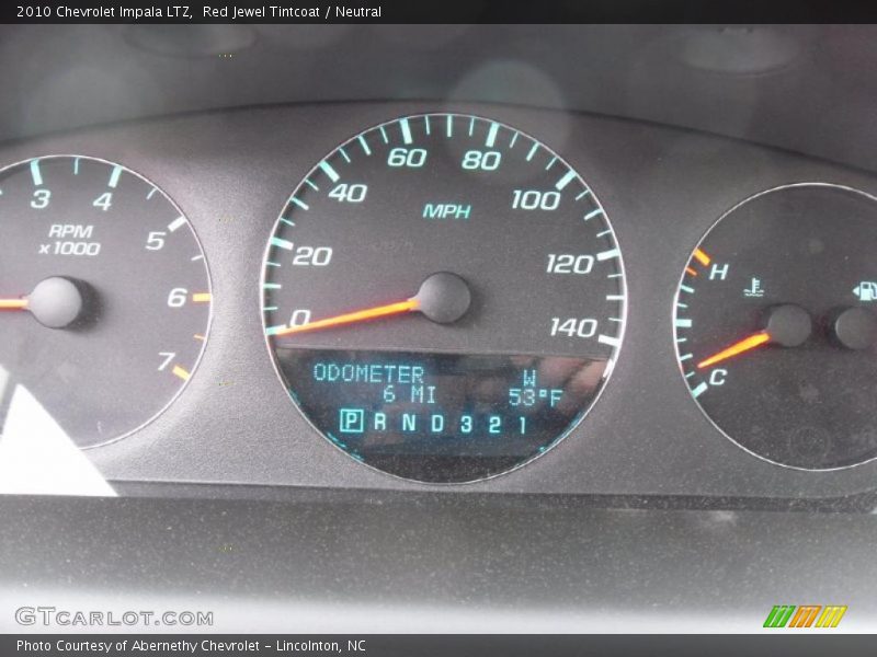 Red Jewel Tintcoat / Neutral 2010 Chevrolet Impala LTZ