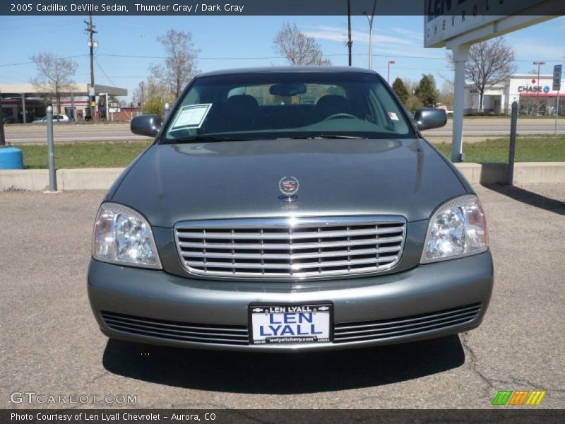 Thunder Gray / Dark Gray 2005 Cadillac DeVille Sedan