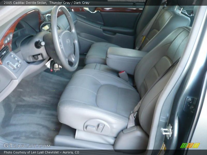 Thunder Gray / Dark Gray 2005 Cadillac DeVille Sedan