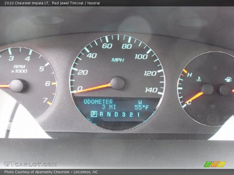 Red Jewel Tintcoat / Neutral 2010 Chevrolet Impala LT