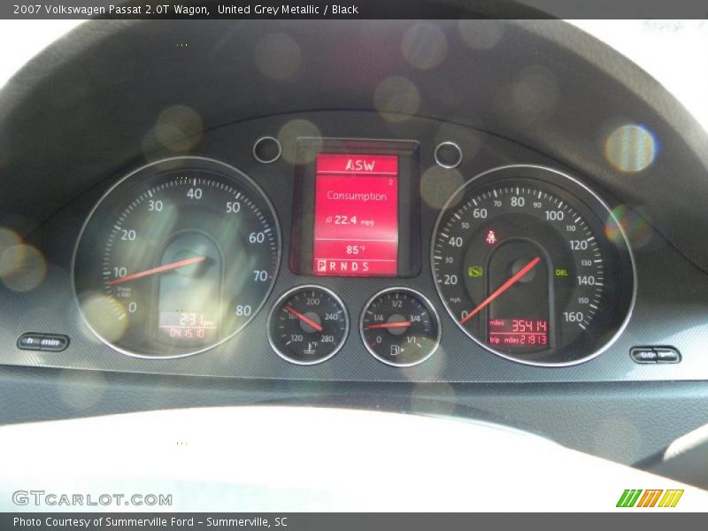 United Grey Metallic / Black 2007 Volkswagen Passat 2.0T Wagon