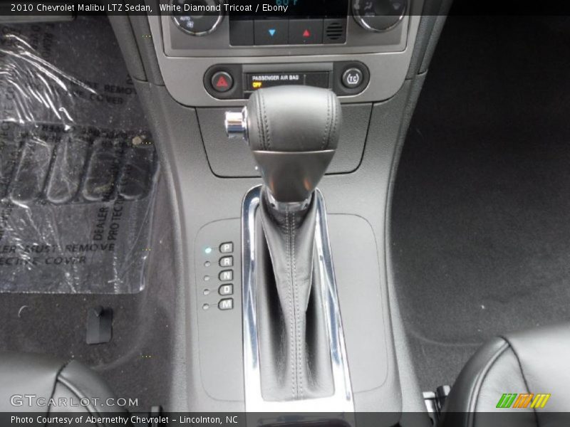 White Diamond Tricoat / Ebony 2010 Chevrolet Malibu LTZ Sedan